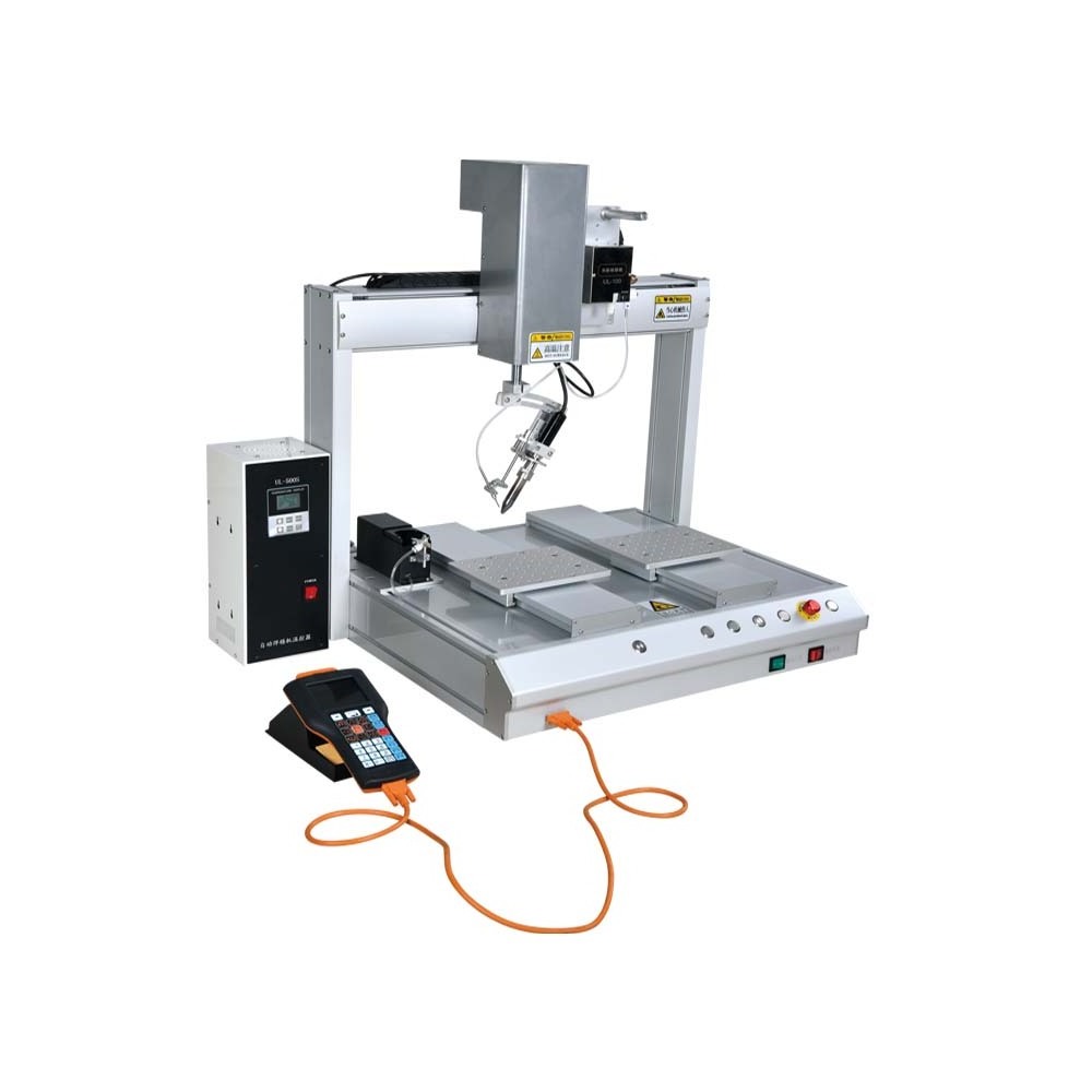 High speed automatic PCB soldering machine 4-axis Tin soldering robot machine for soldering Disinfection lamp