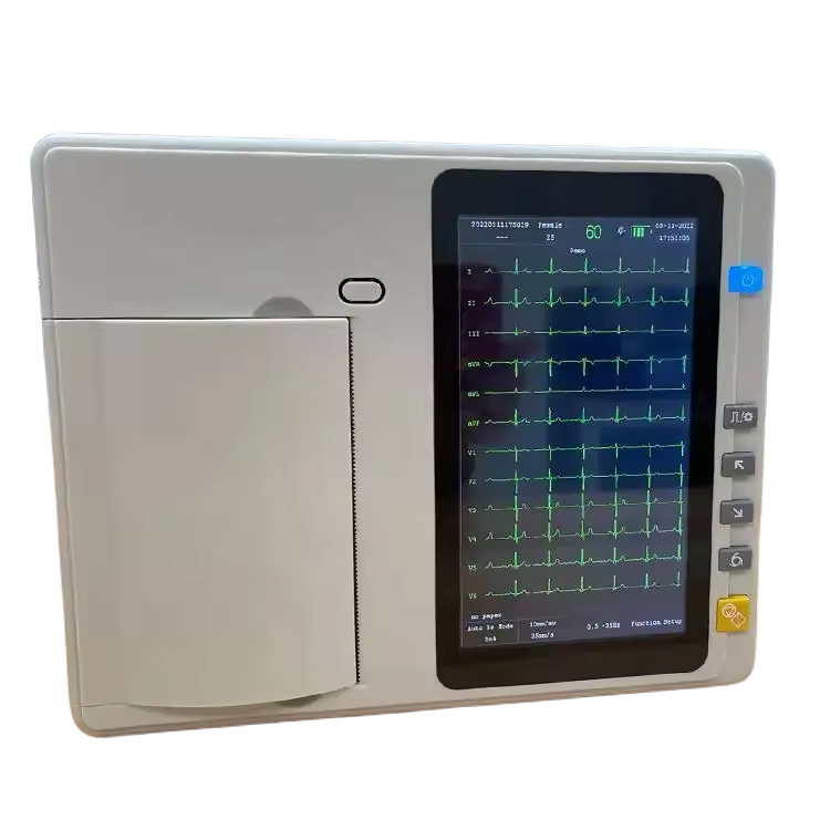 High Quality ECG 301 ECG 601 Monitor Analyzer Portable BP Monitor EKG ECG  Machine 3 Channel Digital Electrocardiograph