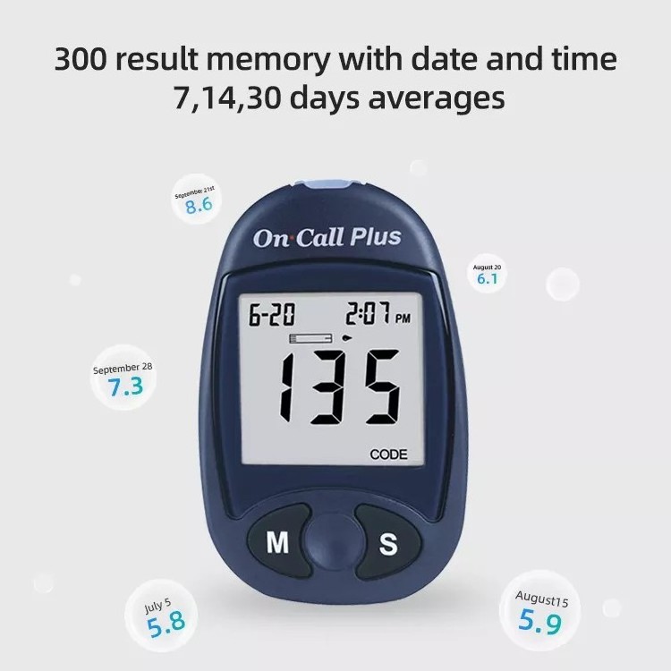 Hot Sale On Call Plus Blood Testing Product Glucose Test Strip With Blood Glucose Meter