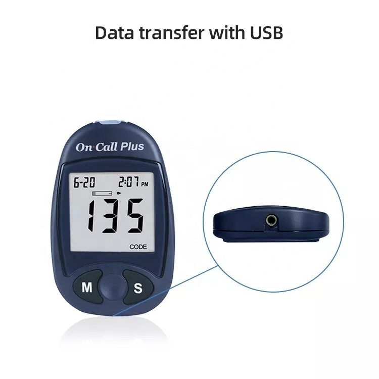 Hot Sale On Call Plus Blood Testing Product Glucose Test Strip With Blood Glucose Meter