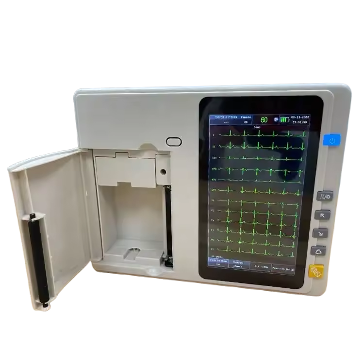 High Quality ECG 301 ECG 601 Monitor Analyzer Portable BP Monitor EKG ECG  Machine 3 Channel Digital Electrocardiograph