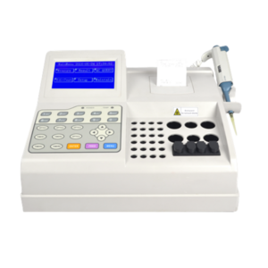 Medical Blood Test Coagulometer Portable Semi-Auto Coagulation Analyzer 4 independent working channels optical method principle