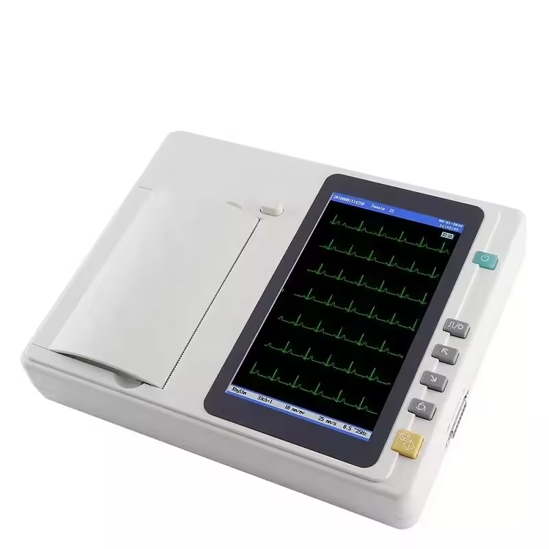 High Quality ECG 301 ECG 601 Monitor Analyzer Portable BP Monitor EKG ECG  Machine 3 Channel Digital Electrocardiograph