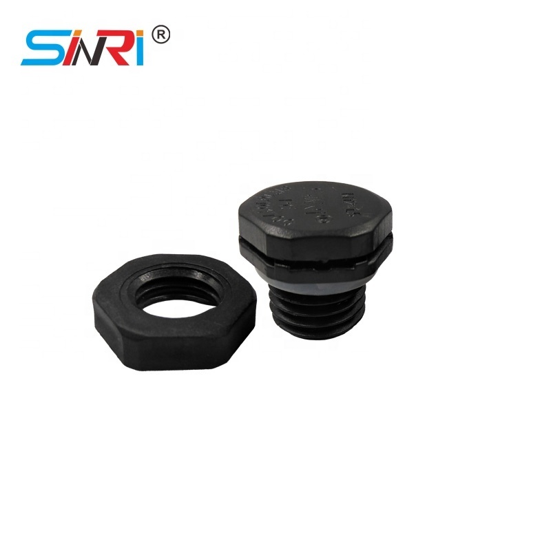 Sinri IP67 IP68 M12 High Airflow Waterproof Screw Breather Air Vent Plug For Led Lighting