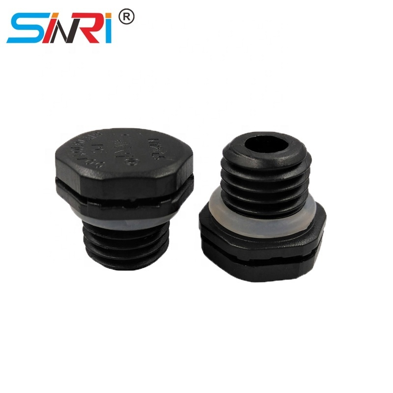 Sinri Factory Wholesale IP68 M12 Eptfe Plastic Moisture Permeable Waterproof Breathable Valve Vent Plug