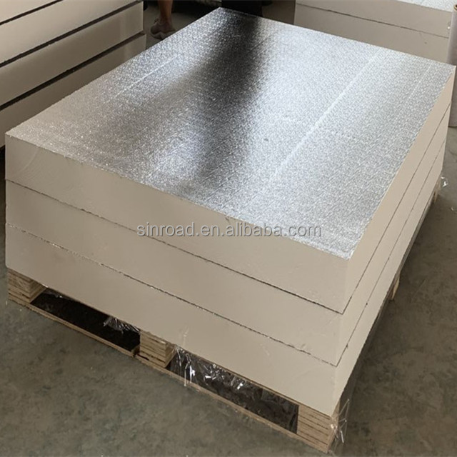 Super low Thermal conductivity refractory aluminum foil phenolic foam board for ceiling and interior wall