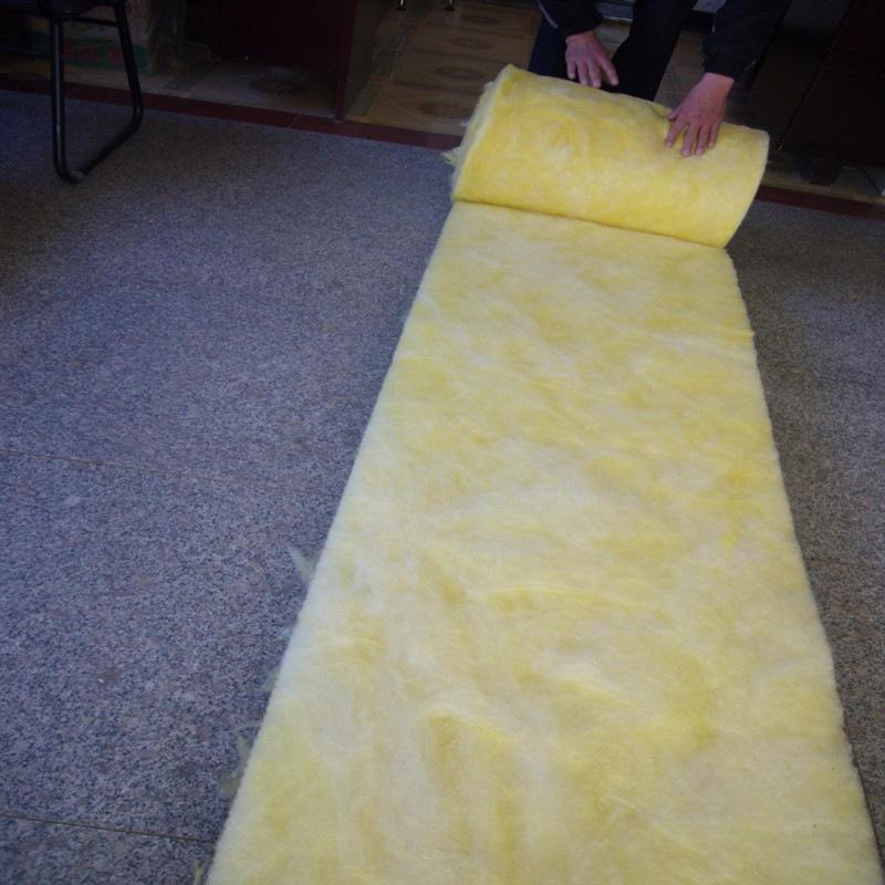 Soundproofing Heat Insulation 16kg m3 Glass Wool Blanket