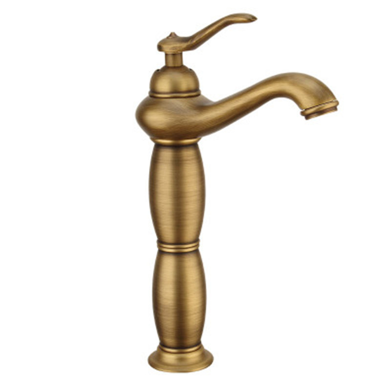 Antique Copper 1-Handle Bar Faucet