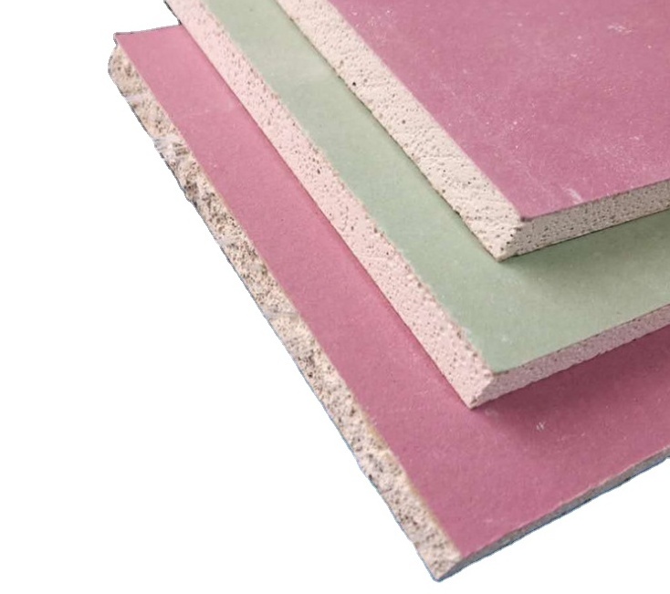 Pink fireproof gypsum drywall