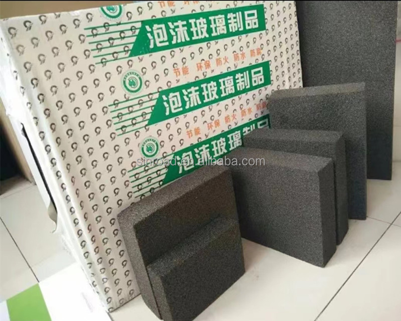 High temperature thermal insulation environmental refractory melting fiber foam glass brick