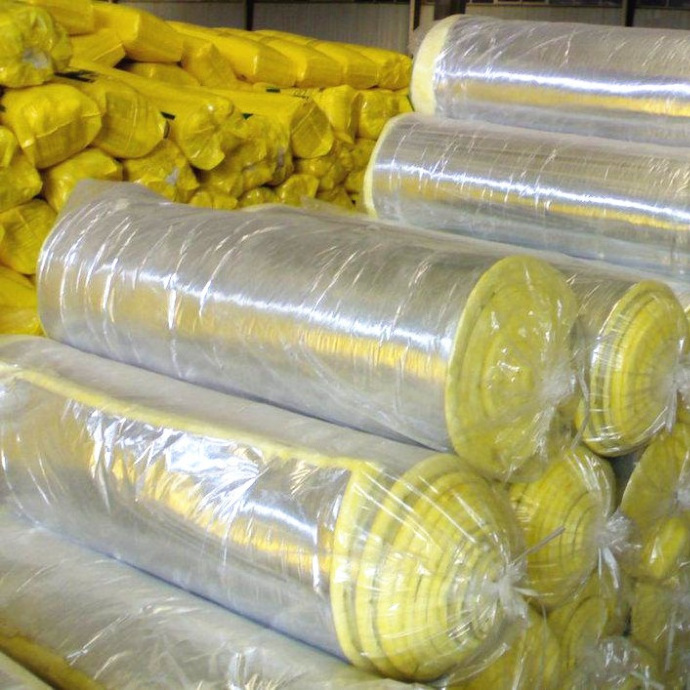 Roof Glass Wool Roll Heat Insulation