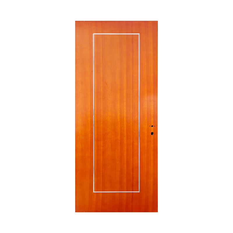 White Oak Veneer Stain Grade Modern Hotel Room Wood Door Designs With Metal Aluminum Strip Inlay For Hospitality Project