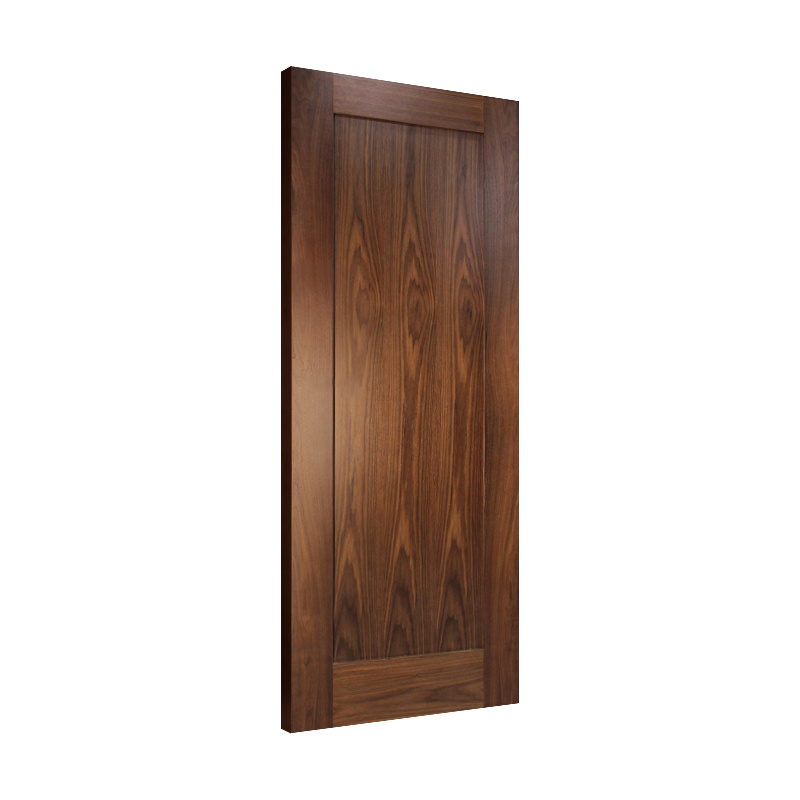 White Oak Veneer Stain Grade Modern Hotel Room Wood Door Designs With Metal Aluminum Strip Inlay For Hospitality Project