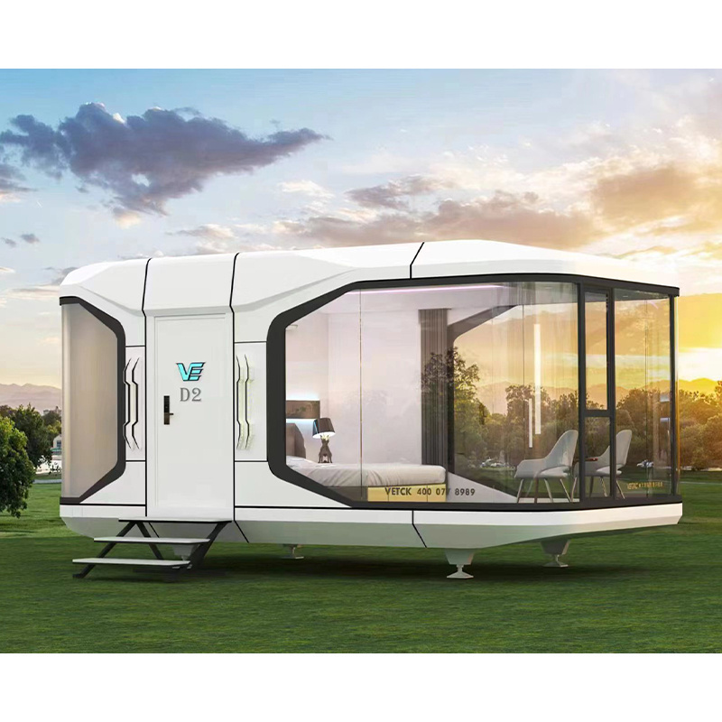 Wholesale Hot Style Mobile House Party Tent Outdoor Bar Prefab Office Pod Container House Moving Head Space Capsule House