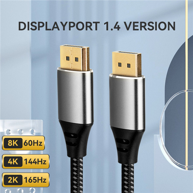 OEM ODM China Manufacturer Adapter Displayport Cable Display Port 1.4v Dp Cable