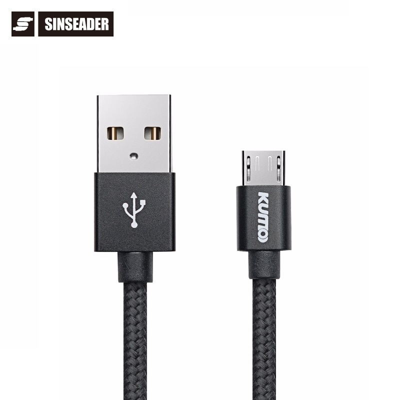 Aluminum Casing Data And Charging Sync Micro USB To 2.0 Type A Male USB Cable For Mobile Phone USB Charging Cable