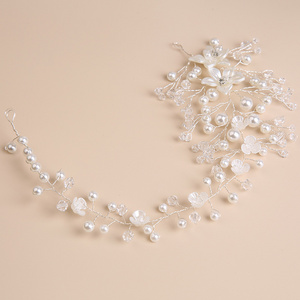 Bride hair pieces fashion hair jewelry wedding hair accessories unique flower fancy headpiece