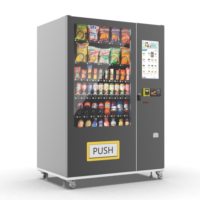 2024 Hot Sale Orange Juice Vending Machine Frozen Yogurt Machine Custom Snack Vending Machines For Germany