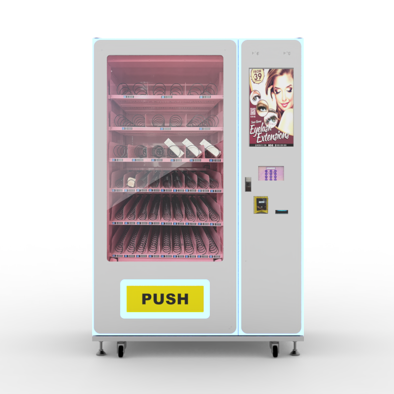 Large Screen vending Machine Eye Hair And Lashes Medical Kit Vending Machine For Retail Items