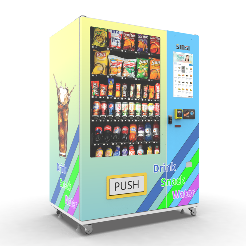 Electronics Cold Drink Snacks Small Machines Convenience Store Vending Machine For Foods And Drinks