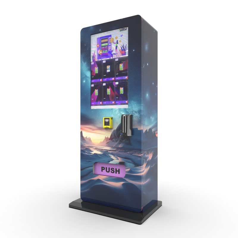 24 Hours Self Service Vendors For Most Locations Standing Free Vending Machine With Credit Card Payment