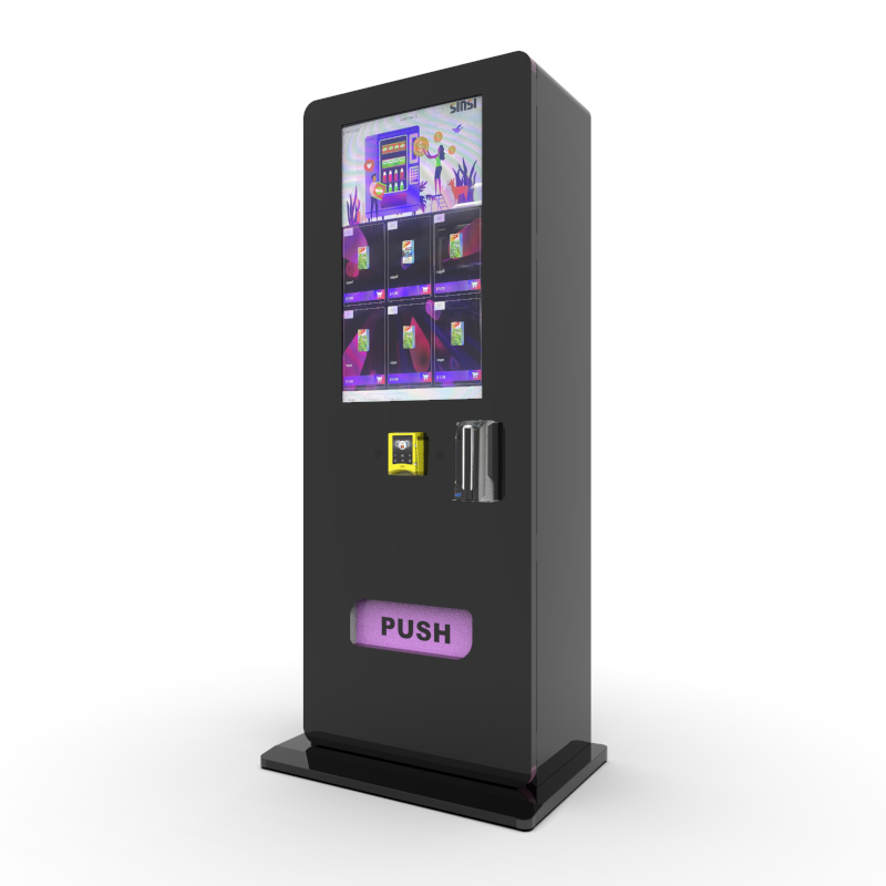 Professional Manufacturers Small Vending Machine with 32 inch touch screen and card reader age verification