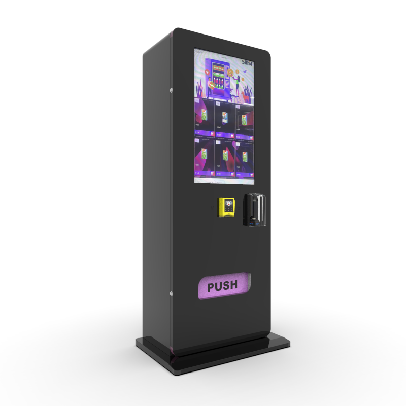 Professional Manufacturers Small Vending Machine with 32 inch touch screen and card reader age verification