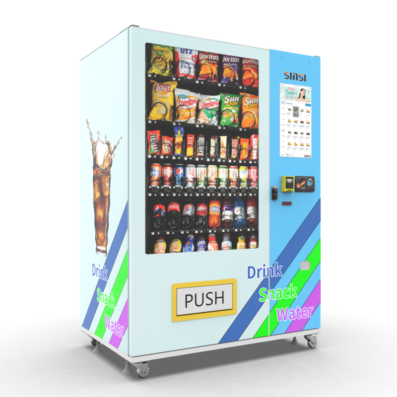 Electronics Cold Drink Snacks Small Machines Convenience Store Vending Machine For Foods And Drinks