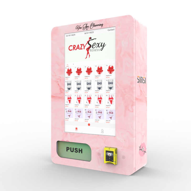 Mask eyeline lingerie nails Hot Sale Custom Design Hair Lash Laah Vending Machine with 32 inch touch screen