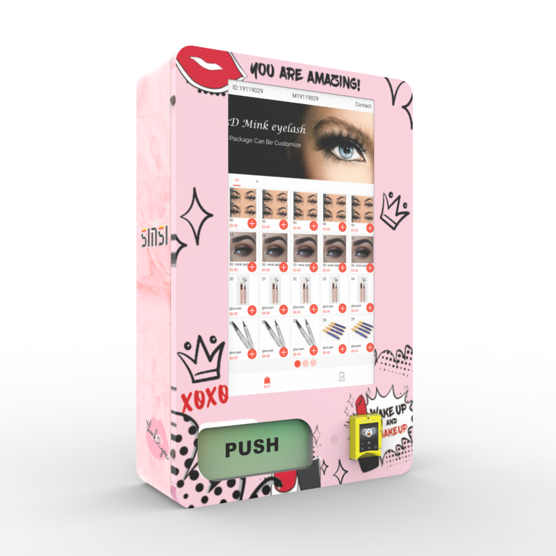 Adult Products Pencil Pen Face Recognition Payment Qr Code Pay Sanitary Pad Vending Machine