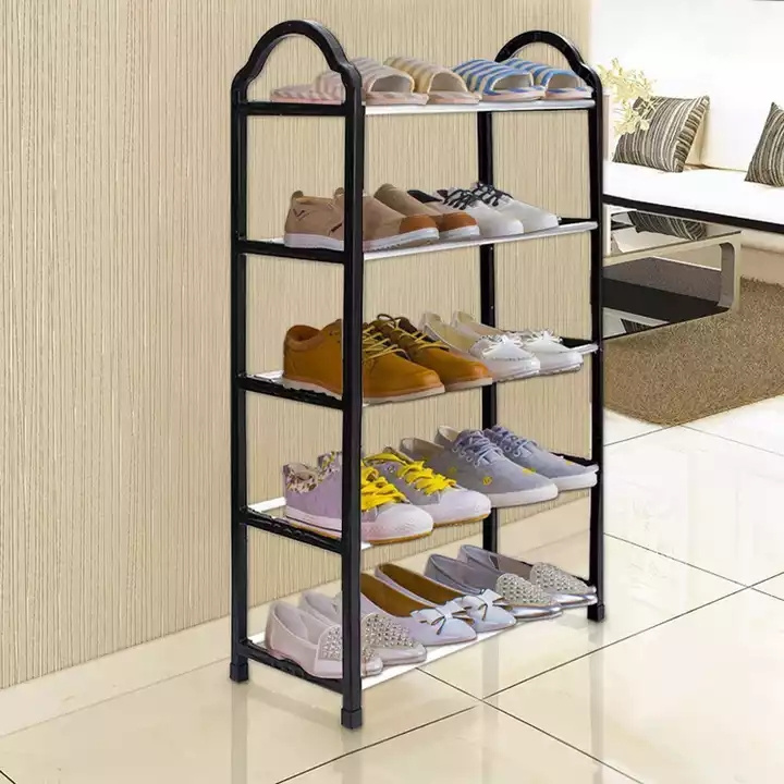 High Quality Shoe Shelf Organizer Easy Assemble No Tool Required 4 Layer Space Saving Shoe Storage Rack