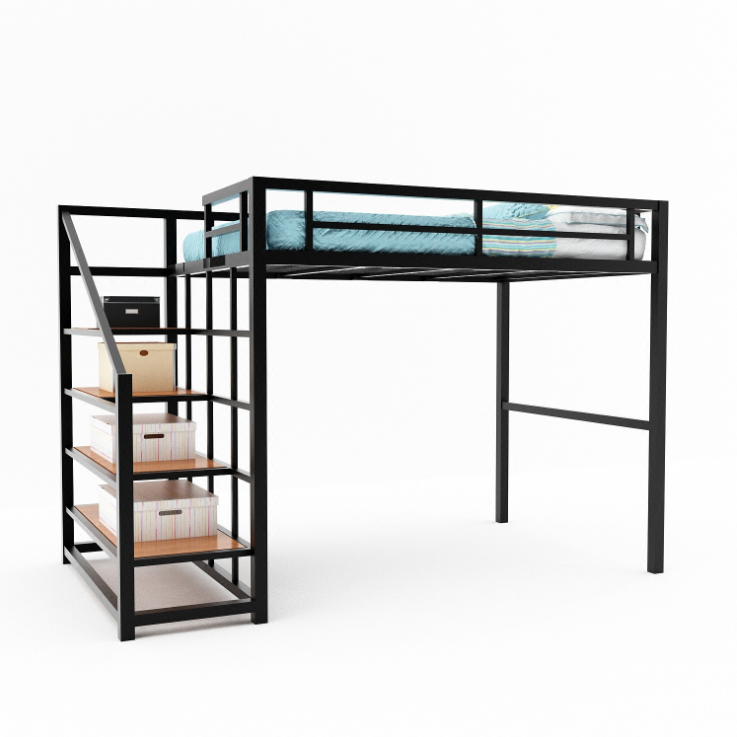 Iron Children Loft Frame Fullmetal Beds Queen Size Frames Metal Bed With Stair