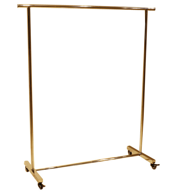 Home Furniture Gold Coast Clothing Modern Garment Rack Mounting With Wheel Cloth Rack