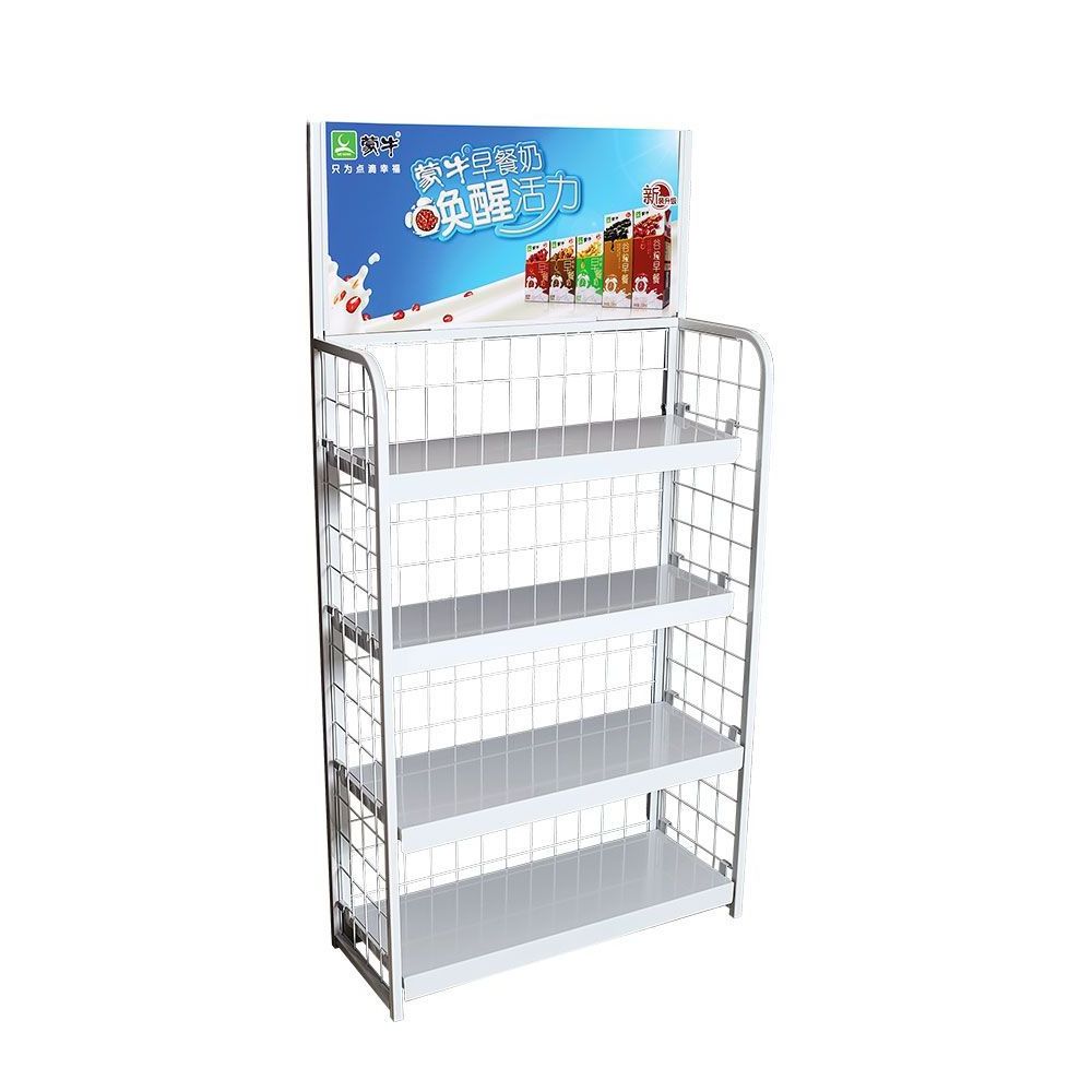 Supermarket Potatoes Chips Potato Chip 5 Tier 160cm Metal Candy Basket Biscuit Display Stand Rack