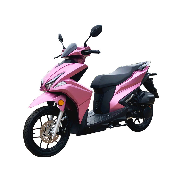 Sweet Pink Color Mini Motorcycle 150cc Gas Moped Scooter