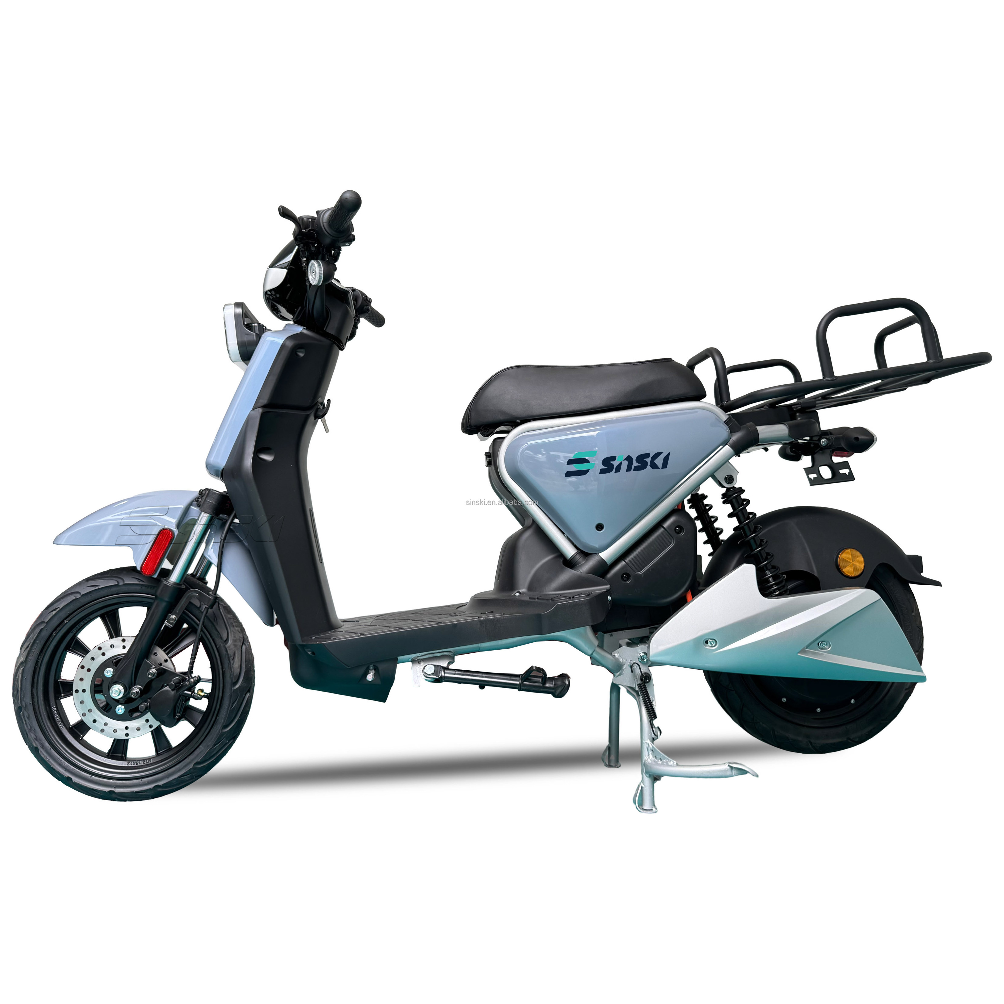 Customize CKD SKD  2000W 50km/h max speed 60v 72v lead acid battery  2 wheel electric adult moped Cargo electric scooter