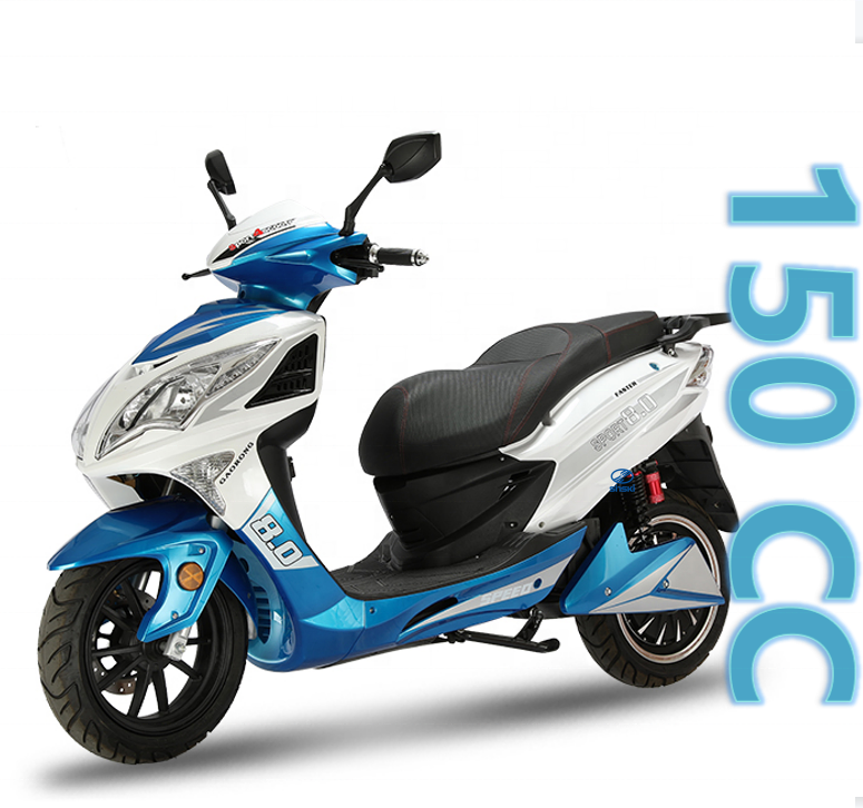 wholesale petrol motorcycle mopeds 150cc gas scooters for adults Cheap Mini gasoline Moped fuel scooter