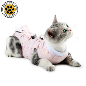 SinSky Suits Cotton Cat Recovery Body Wraps Breathable Kittens Recovery Clothes Surgical Pajamas Dog Pajamas For Cats