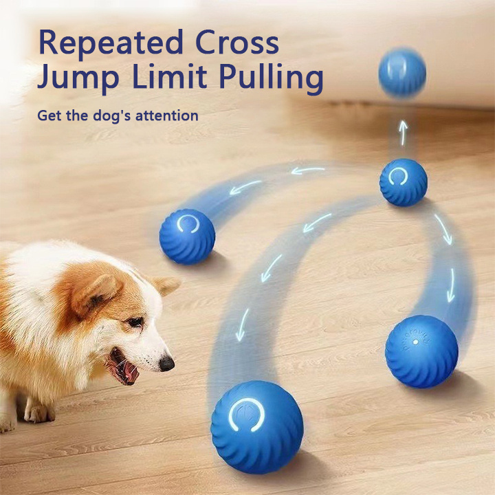 Sinsky Brain Power Dog  Toy Ball Electric Charging Dog Chew Toy Bite-Resistant Dog Toys Chew