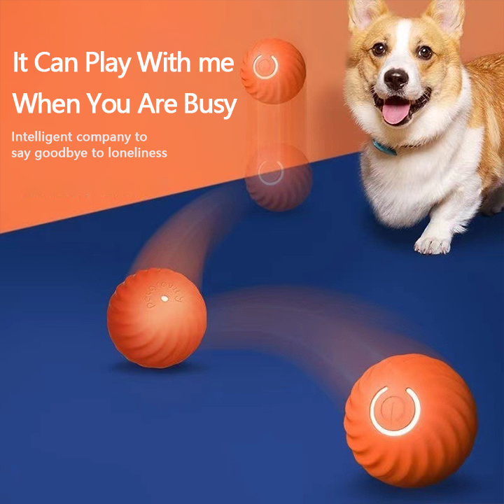 Sinsky Brain Power Dog  Toy Ball Electric Charging Dog Chew Toy Bite-Resistant Dog Toys Chew