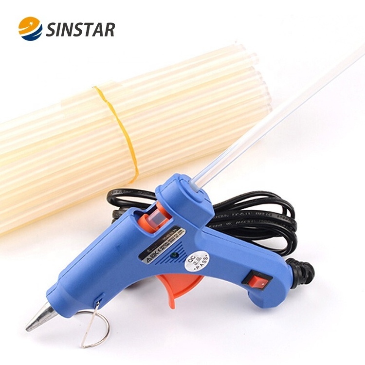 Small MOQ hot melt glue gun sticks hot melt glue stick gun 7mm 11mm hot melt glue sticks in taiwan