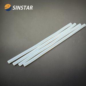 high viscosity 30cm length clear glue sticks 0.4x9.8 inch hot melt glue sticks dual temp hot melt stick for made from metal