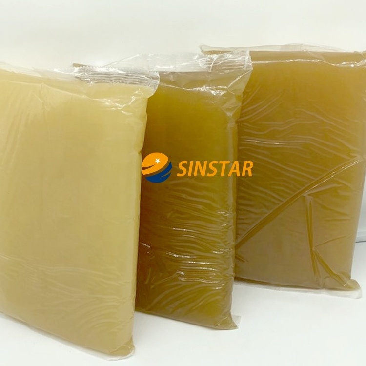 hot melt adhesive  fast drying speed glue sinstar jelly glue without adding any starch to increase the solid content