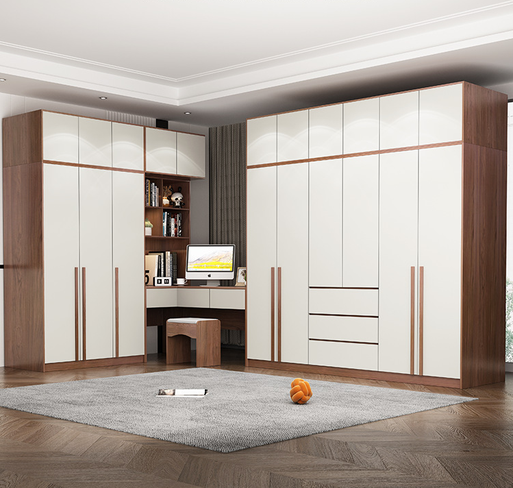 Combination Designs Modern Almirah Furniture Cupboards Foldable Walldrope Wardrobes Bedroom Closet with Sliding Door Dresser