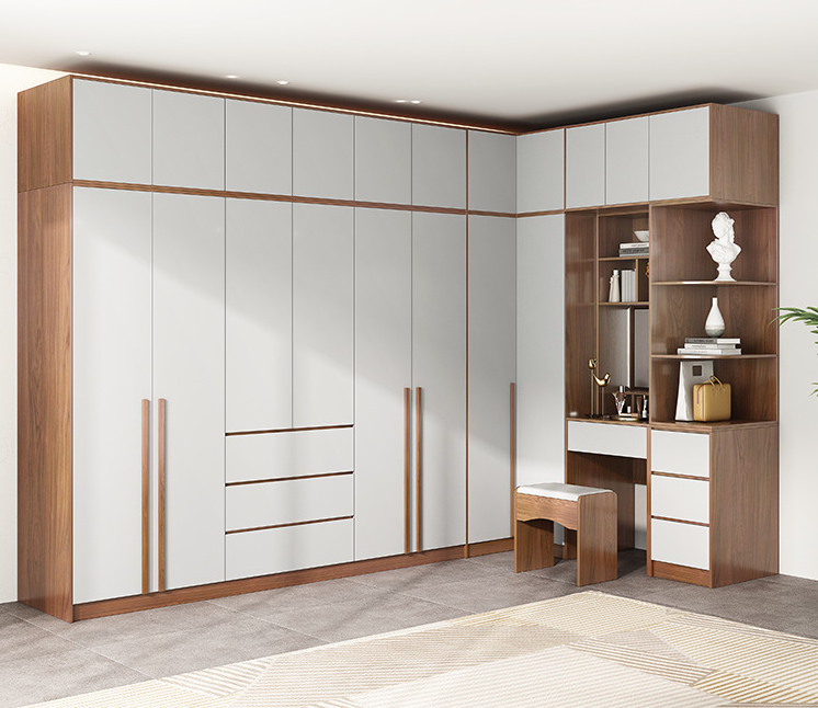 Combination Designs Modern Almirah Furniture Cupboards Foldable Walldrope Wardrobes Bedroom Closet with Sliding Door Dresser