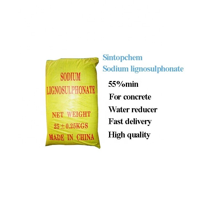 Factory Price water reducer Sodium lignosulphonate powder for concrete construction CAS 8061-51-6