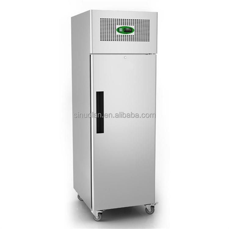 One Door Freezer/stainless Steel Commercial Refrigerator / Hotel Kitchen Refrigeration Equipment