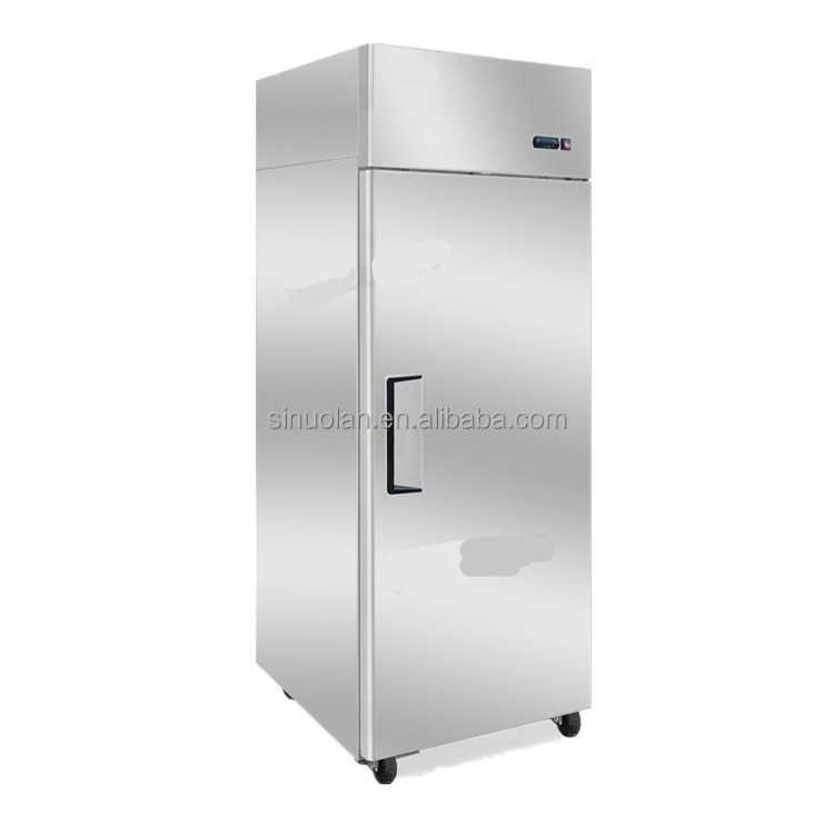 One Door Freezer/stainless Steel Commercial Refrigerator / Hotel Kitchen Refrigeration Equipment