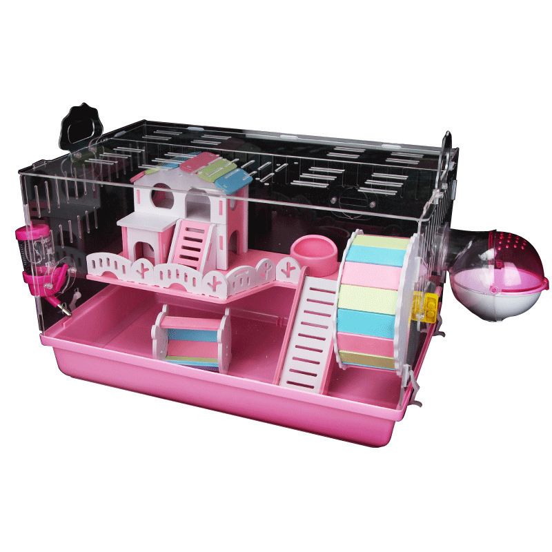 Customized Acrylic Pet Cage, Carrier and House for Hamster, Squirrel and Small Animals Use