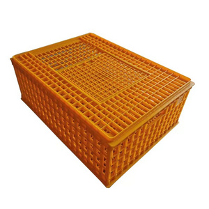 Poultry Shipping  Plastic Broiler Chicken Transport Crate Live Chickens Transportation Cage